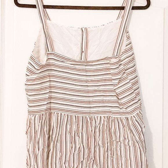 Loft Striped Peplum Cami Tank top-sz Med - Picture 2 of 3